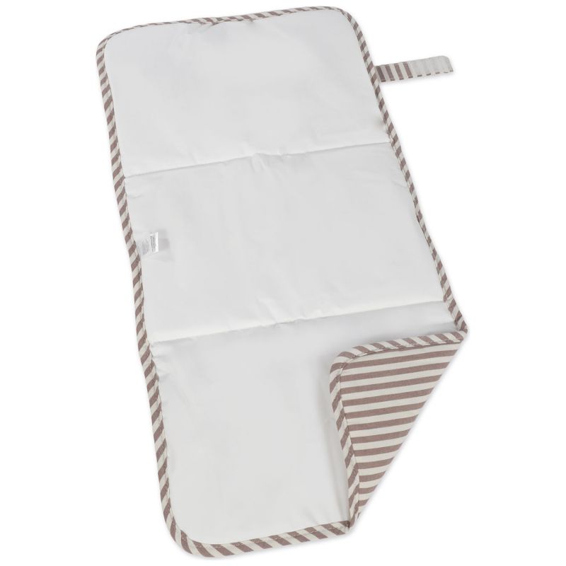 Tapis à langer Praliné Rayures Moka Walking Mum Produit 2