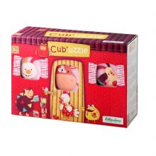 Cub' Uzzle, les cubes puzzle (6 cubes)  par Lilliputiens