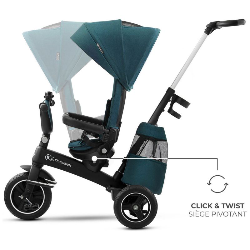 Tricycle évolutif Easytwist Midnight Green Kinderkraft Produit 3