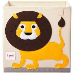 Cube de rangement en tissu Lion - 3 sprouts