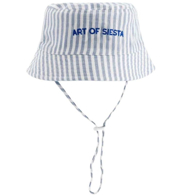 Bob enfant réversiblr Art of Siesta large rayure bleu (6-12 mois) Chamaye Produit 1