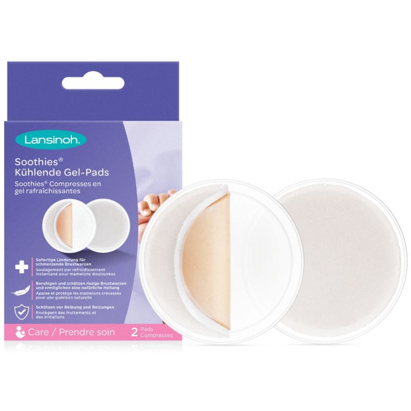 Lot de 2 patchs apaisants Soothies pour allaitement Lansinoh Produit 1 grande taille