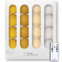 Coffret guirlande LED avec télécommande Les Tournesols  par La case de cousin paul