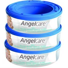 Pack de 3 recharges pour poubelle à couches rondes  par Angelcare