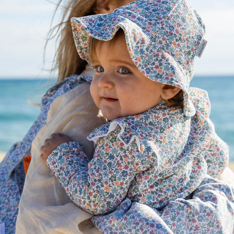 T-shirt anti-UV Fleurs (9-12 mois) Walking Mum Ambiance 2