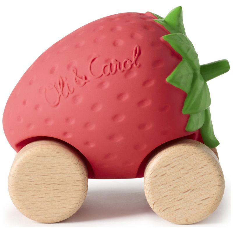 Voiture et jouet de dentition Sweetie la fraise Oli & Carol Produit 1