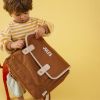 Cartable A4 maternelle Marron personnalisable (33 cm) Atelier Wagram Ambiance 2