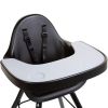 Tablette de repas amovible + protection pour chaise haute Evolu 2 ou Evolu One.80° noir  par Childhome