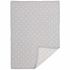Couverture jacquard Poudre d'étoiles gris clair et blanc (75 x 100 cm) - Noukie's Couverture jacquard Poudre d'étoiles gris clair et blanc (75 x 100 cm) - Noukie's