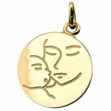 Médaille Espérance Vierge à l'enfant (plaqué or jaune)  par Martineau
