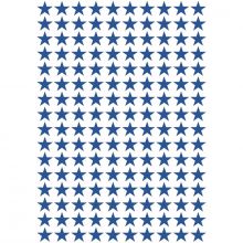 Stickers étoiles adriatic bleues (29,7 x 42 cm)  par Lilipinso