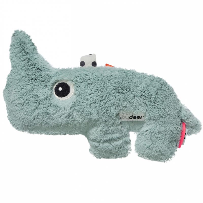 Peluche rhinocéros Nozo bleu (27 cm) Done by Deer