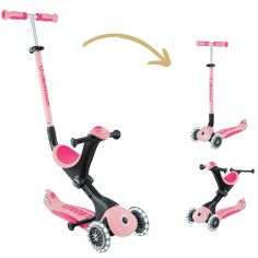 Trottinette Go up Deluxe Lights Pastel Rose - Globber