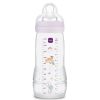 Biberon Easy Active 2ème âge Decor Lilas - Tétine débit X (330ml) MAM Produit 1