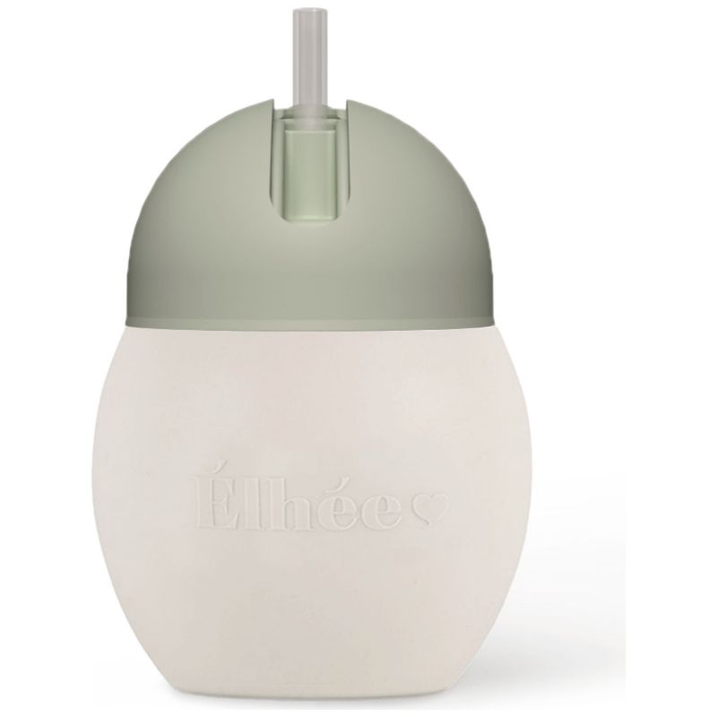 Tasse à paille lestée Coconut Sand sauge (240 ml) Elhée Produit 1