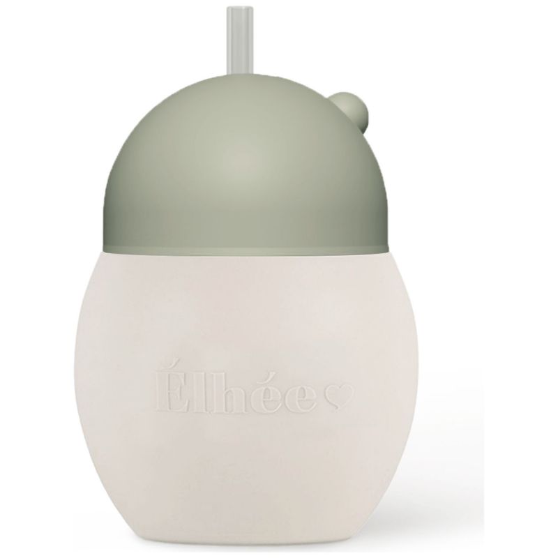 Tasse à paille lestée Coconut Sand sauge (240 ml) Elhée Produit 2