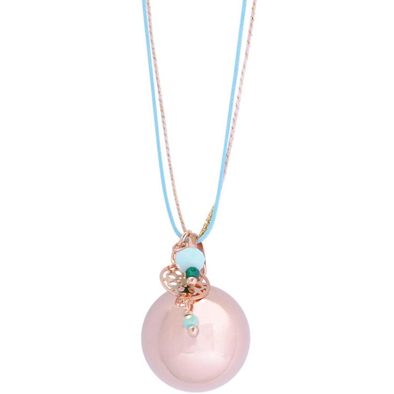 Bola sur cordon Emotion Baby (laiton plaqué or rose) Nativee