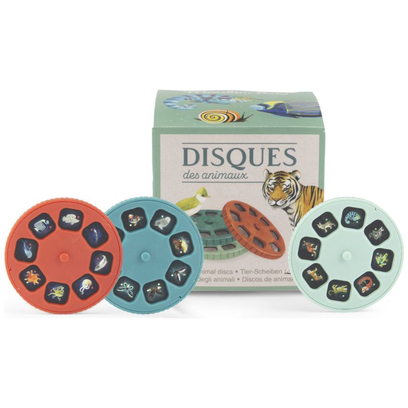 Boîte de 3 disques pour projecteur Tout autour du monde Moulin Roty Produit 1