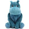 Peluche Bibou l'hippopotame maman et bébé Bleu (27 cm) Les Déglingos Produit 3