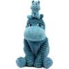 Peluche Bibou l'hippopotame maman et bébé Bleu (27 cm) Les Déglingos Produit 6