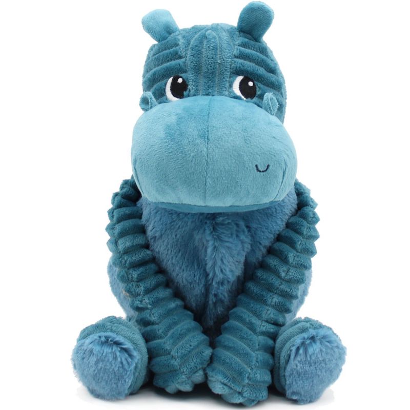 Peluche Bibou l'hippopotame maman et bébé Bleu (27 cm) Les Déglingos Produit 3