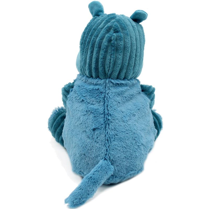 Peluche Bibou l'hippopotame maman et bébé Bleu (27 cm) Les Déglingos Produit 4