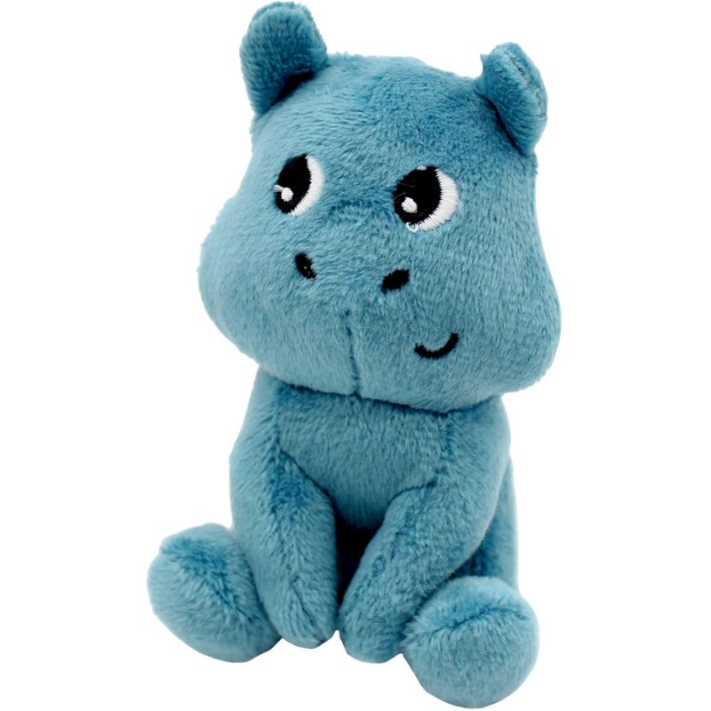 Peluche Bibou l'hippopotame maman et bébé Bleu (27 cm) Les Déglingos Produit 7