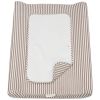Matelas à langer avec housse Home Praliné Rayures Moka Walking Mum Produit 1