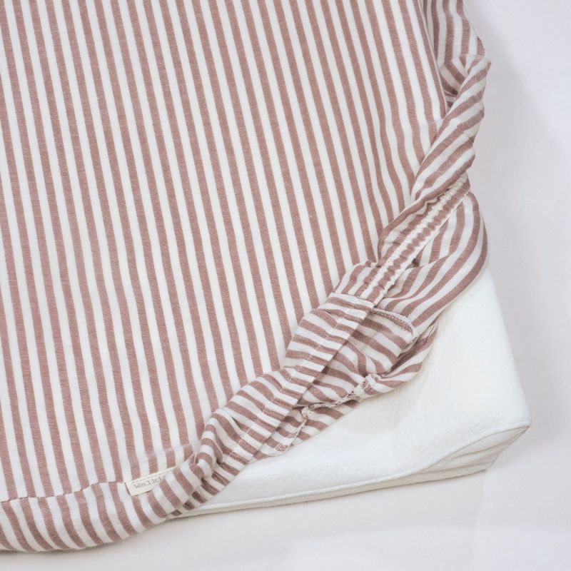 Matelas à langer avec housse Home Praliné Rayures Moka Walking Mum Produit 5