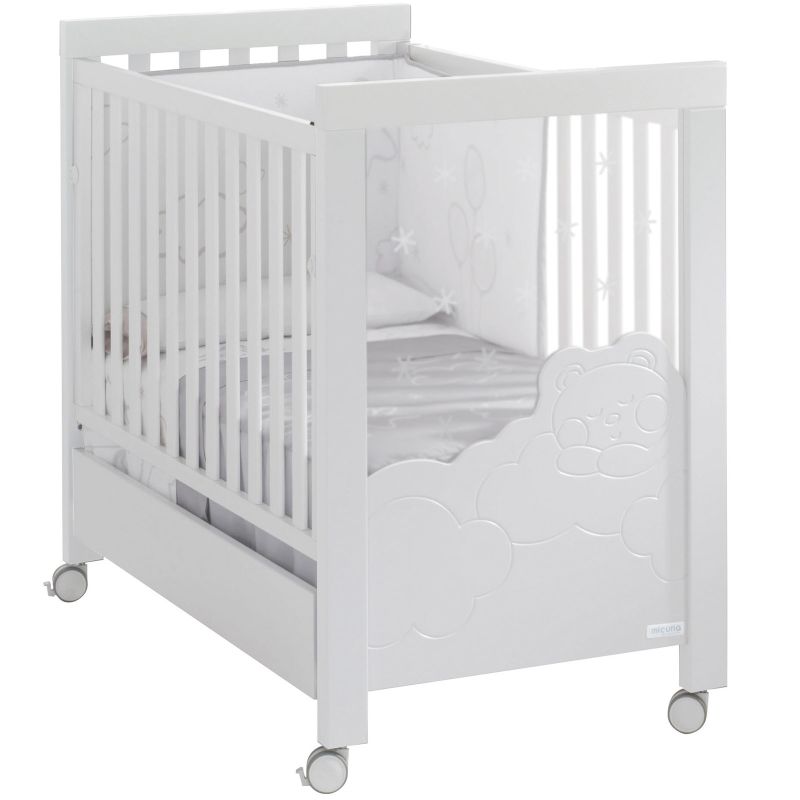 Lit bébé évolutif Dolce Luce relax plus blanc avec éclairage LED (60 x 120 cm) Micuna