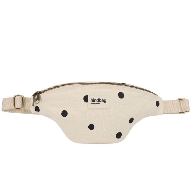 Sac banane Olivia Pois Ecru Hindbag Produit 1