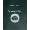 Carte à gratter Annonce de grossesse Chalkboard Tatie (8 x 10 cm) - Les Boudeurs