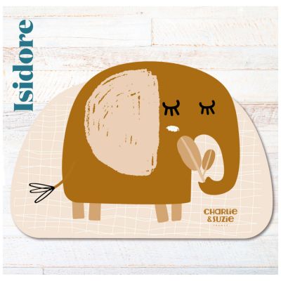 Set de table Éléphant Isidore personnalisable