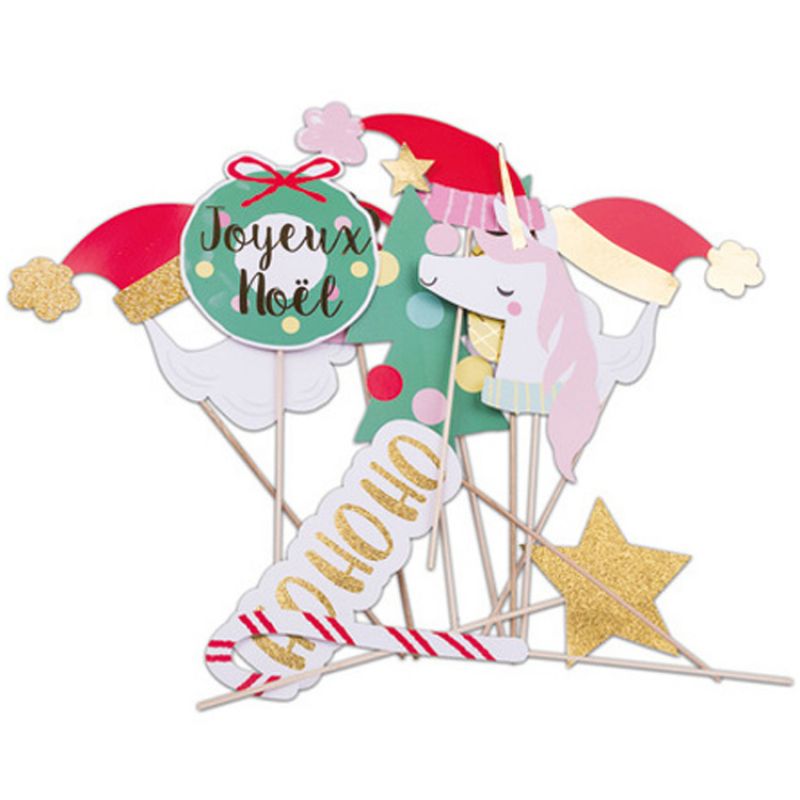 Accessoires pour photos Noël décalé (12 pièces) Arty Fêtes Factory