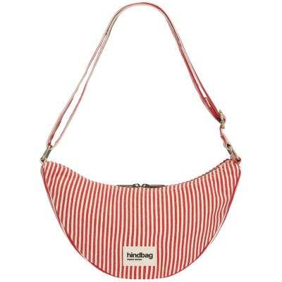 Sac banane Andrea Rayures Fines Rouge Hindbag