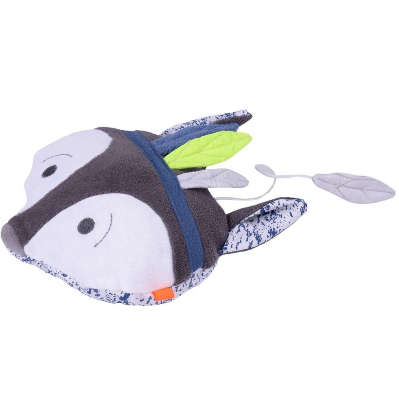 Peluche musicale Renard bleu (18 cm) Kikadu