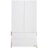 Armoire 2 portes et 2 tiroirs Swing blanche - Micuna