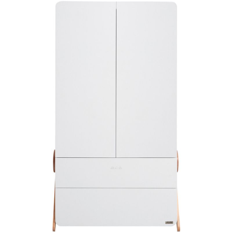 Armoire 2 portes et 2 tiroirs Swing blanche Micuna