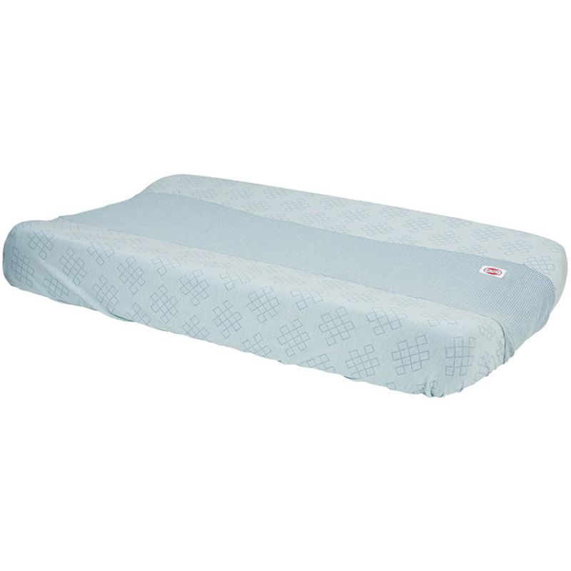 Housse de matelas à langer en coton Empire Ocean bleu (67 x 47 cm) Lodger