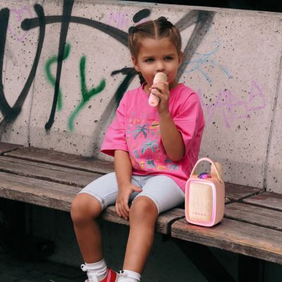 Enceinte karaoké Singy Party Pink