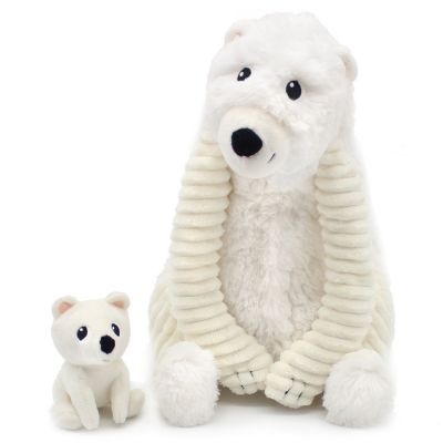 Peluche Grobidou maman et bébé Les Ptipotos (31 cm) Les Déglingos