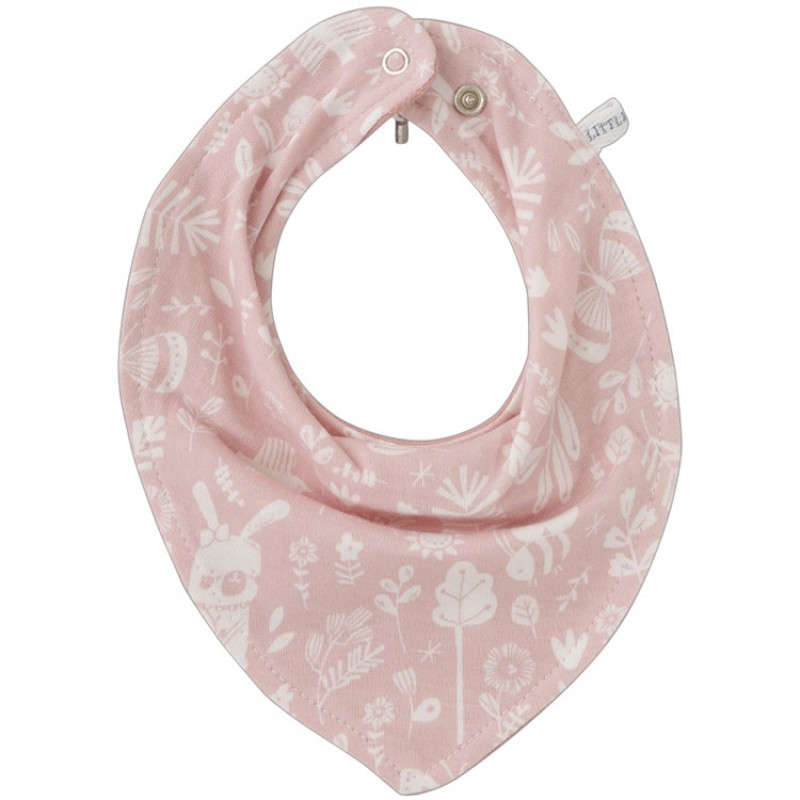 Bavoir bandana Adventure pink Little Dutch