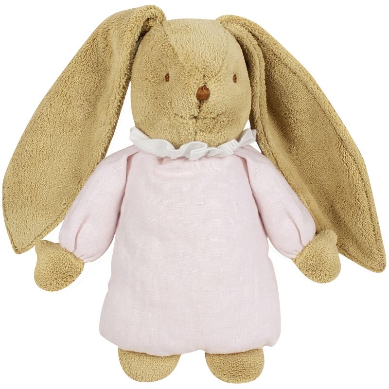 Peluche musicale lapin nid d'ange rose poudré (28 cm) Trousselier