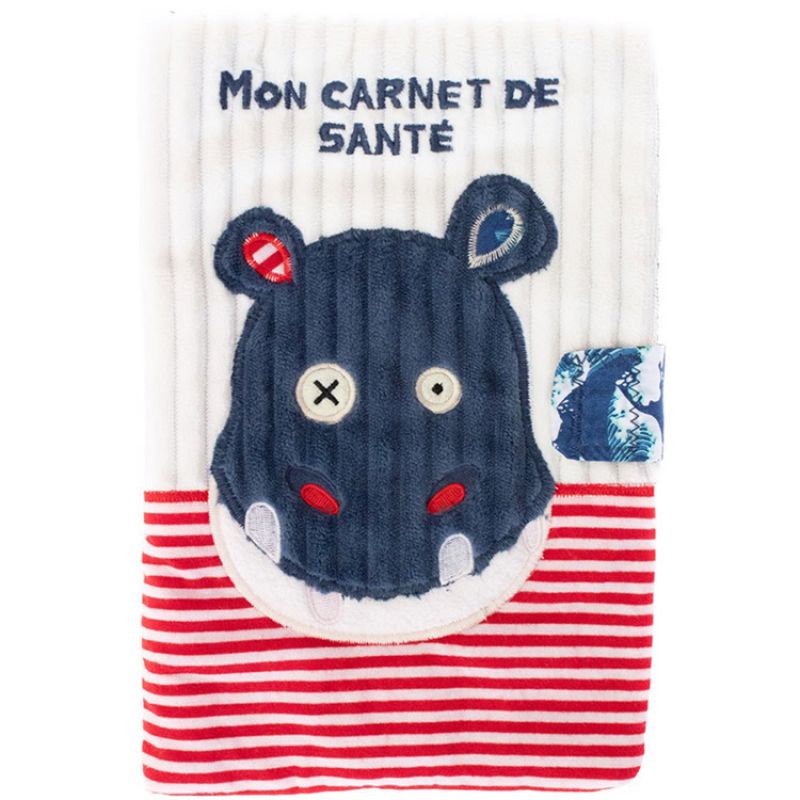 Protège carnet de santé Hippipos l'hippopotame Les Déglingos