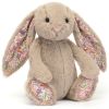 Peluche Bashful Lapin en fleurs Beige (31 cm) - Jellycat