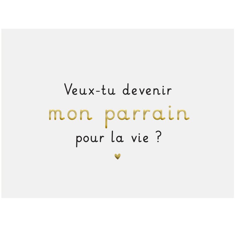 Carte demande Veux-tu devenir mon parrain pour la vie? Zü Produit 2