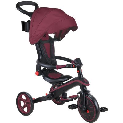 Tricycle Trike Explorer Foldable V2 4 en 1 Bordeaux