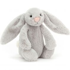 Peluche Bashful Lapin Silver (18 cm) - Jellycat