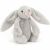 Variation Gris, blanc, rose du produit Peluche Bashful Lapin Silver (18 cm) de la marque Jellycat