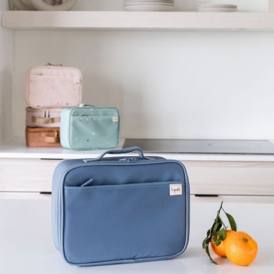 Lunch bag en tissu recyclé Bleu (4,5 L)